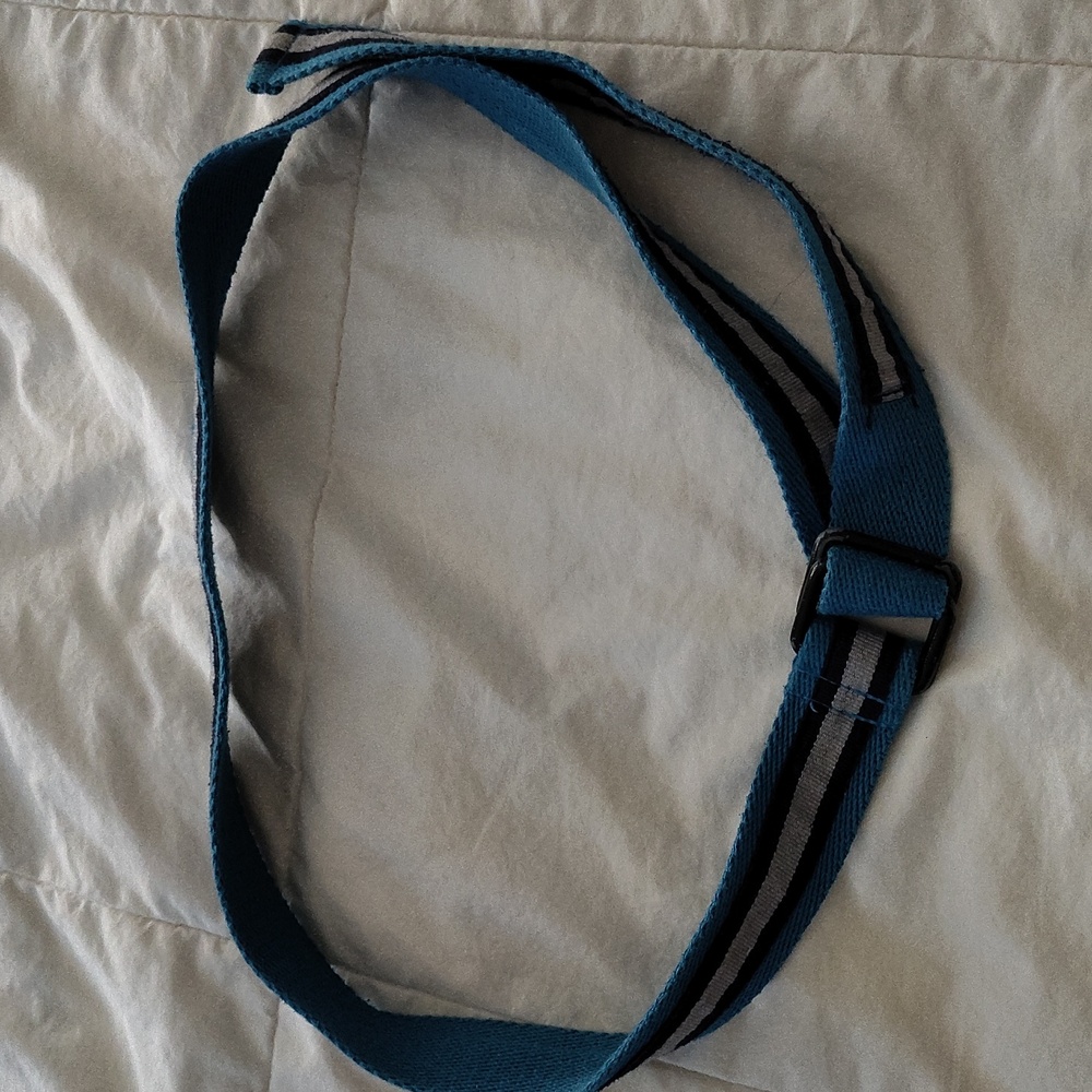 Men's Striped Canvas Belt